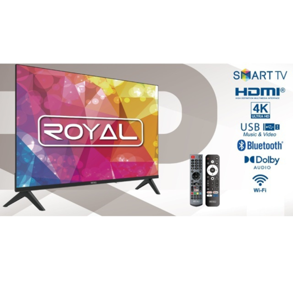 LED 55" SMART 4K 2 CONTROLES BTOOTH ROYAL